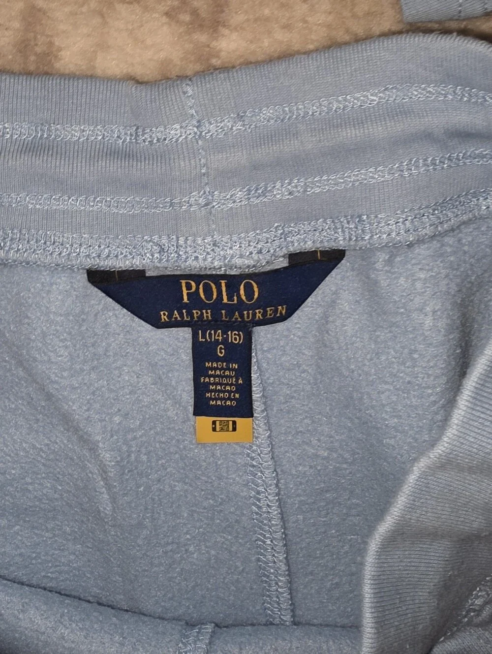 Polo by Ralph Lauren Men's Light Blue Logo Short Set